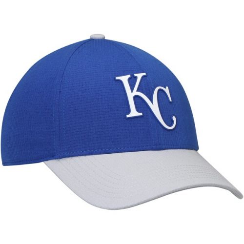 언더아머 Men's Kansas City Royals Under Armour RoyalGray MLB Driver Cap 2.0 Adjustable Hat