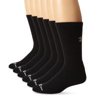 Under Armour Mens Charged Cotton Crew Socks (6 Pack)