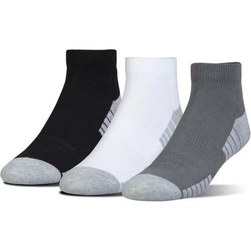 언더아머 Under Armour Adult Heatgear Tech Low Cut Socks, 3-Pairs