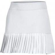 Under Armour New Women's 2021 Tuck Pleated Golf Skort White Large