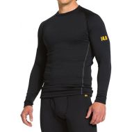 Under Armour Men's UA Base 4.0 Crew Black/Battleship/School Bus T-Shirt SM