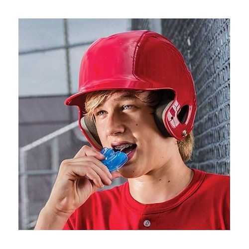 언더아머 Mouth Guard for Braces, Sports Mouthguard for Football, Lacrosse, Hockey, Basketball, Strapless, Youth & Adult