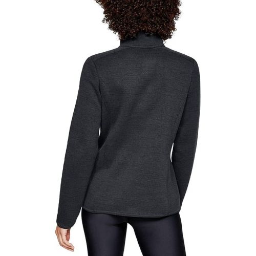 언더아머 Under Armour Women's Wintersweet 2.0 1/4 Zip T-Shirt , Black (001)/Charcoal , Large