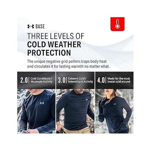 언더아머 Under Armour Men's Packaged Base 4.0 1/4 Zip