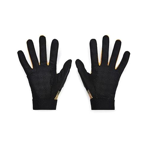 언더아머 Under Armour Boys Clean Up 21 Gloves , Steeltown Gold (750)/Steeltown Gold , Youth Large