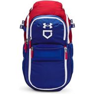 Under Armour mens Yard Baseball Backpack , Red (601)/White , One Size