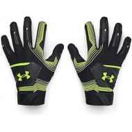 Under Armour Boys Clean Up 21 Gloves , High-Vis Yellow (731)/White , Youth Large