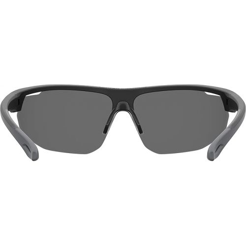 언더아머 Under Armour Men's UA 0002/G/S Special Shape Sunglasses, Matte Black/Copper, 71mm, 9mm