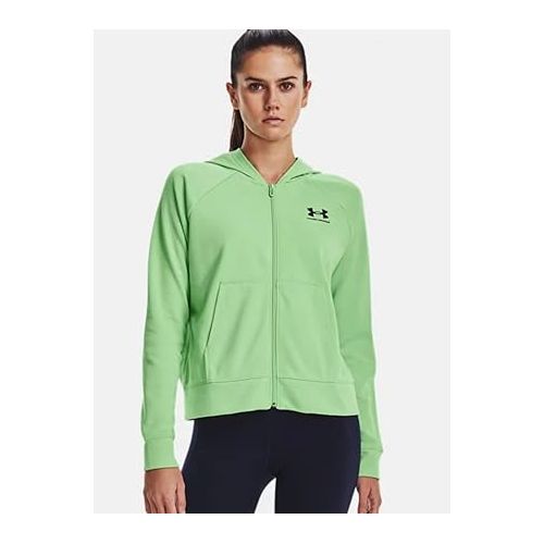 언더아머 Under Armour Women's F/Z Plus Size Jacket Hoodie Loose Fit