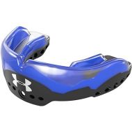 Under Armour Gameday Elite Mouth Guard for Football, Lacrosse, Basketball, Hockey, Boxing etc. Sports Mouthguard. Includes Detachable Helmet Strap. Protectar Bucal