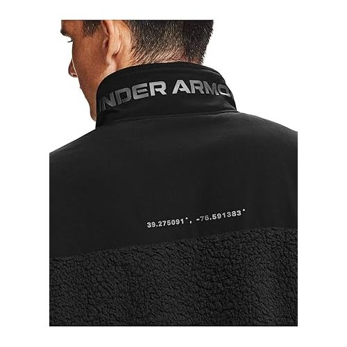 언더아머 Under Armour Men's UA Legacy Sherpa Full Zip Jacket