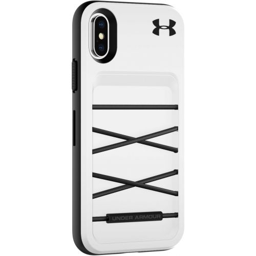 언더아머 [아마존베스트]Under Armour Phone Case | for Apple iPhone Xs and iPhone X | Under Armour UA Protect Arsenal Case with Rugged Design and Drop Protection - White/Black