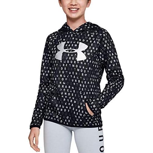 언더아머 Under Armour Girls Armour Fleece All Over Hoody Novelty