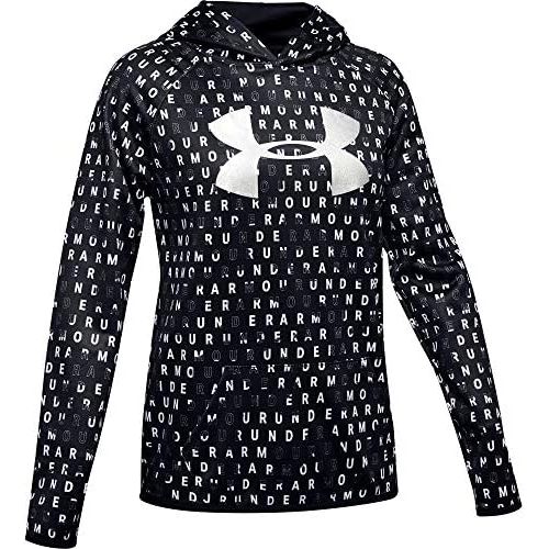 언더아머 Under Armour Girls Armour Fleece All Over Hoody Novelty