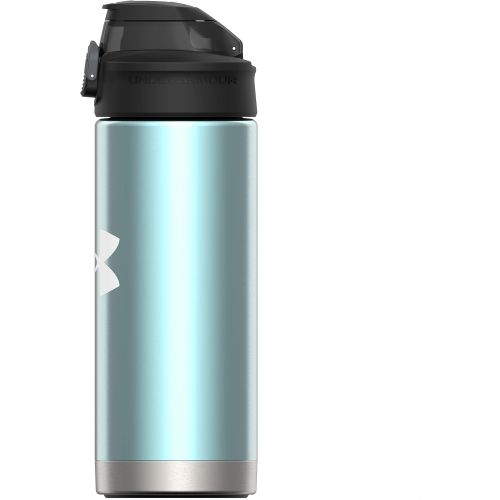 언더아머 Under Armour 16oz Protege Water Bottle, Stainless Steel, Vacuum Insulated, Leak Resistant Lid, Self Draining Cap, For Kids & Adults, All Sports, Gym, Camping, Fits Bike Holder