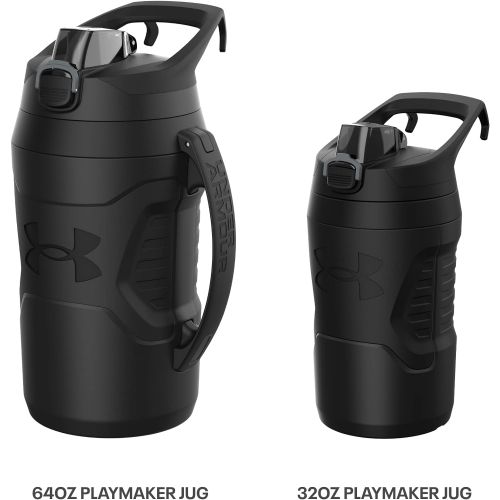 언더아머 Under Armour Playmaker Water Bottle Jug, 64oz & 32oz, Baseball, Football, Gym, Soccer