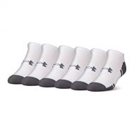 Under Armour Adult Resistor 3.0 No Show Socks, 6-Pairs