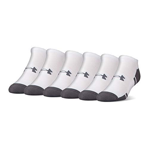 언더아머 Under Armour Adult Resistor 3.0 No Show Socks, 6-Pairs