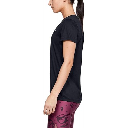 언더아머 Under Armour Womens Tech V-Neck Short Sleeve