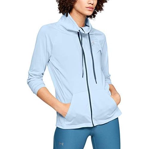 언더아머 Under Armour Womens Tech Full Zip Twist Zip Up Sweatshirt