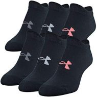 Under Armour Womens Essential 2.0 No Show Socks, 6-Pair