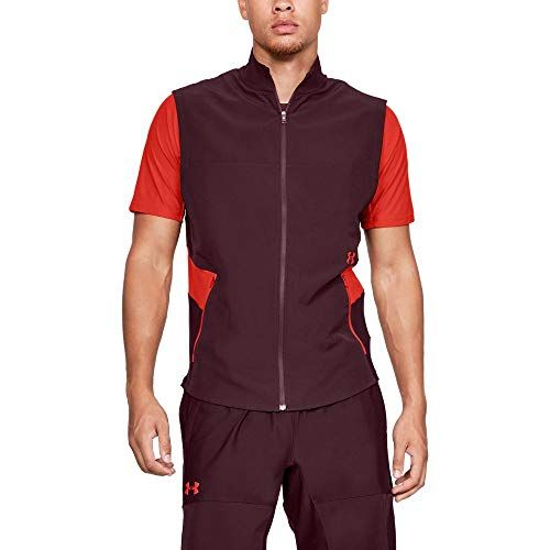 언더아머 Under Armour Mens Threadborne Vanish Vest Zip Up Sweatshirt