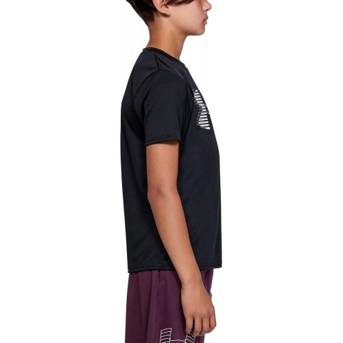 언더아머 Under Armour boys Tech Big Logo Solid T-shirt