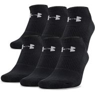 Under Armour Adult Charged Cotton 2.0 No Show Socks, 6-Pairs
