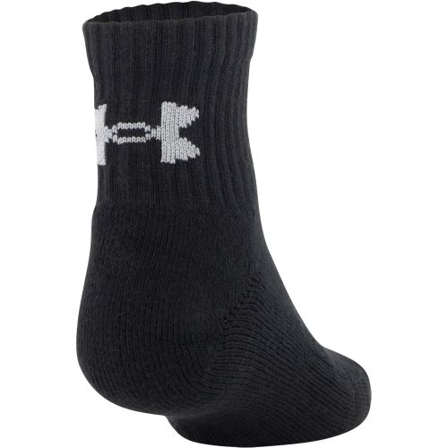 언더아머 Under Armour Youth Cotton Quarter Socks, Multipairs