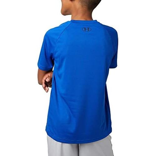 언더아머 Under Armour Boys Tech Big Logo Short Sleeve Gym T-Shirt