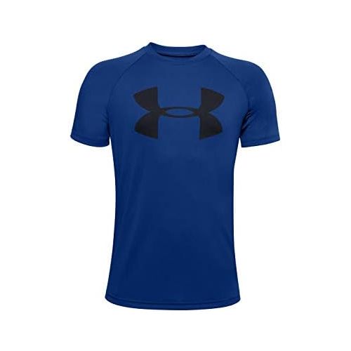 언더아머 Under Armour Boys Tech Big Logo Short Sleeve Gym T-Shirt