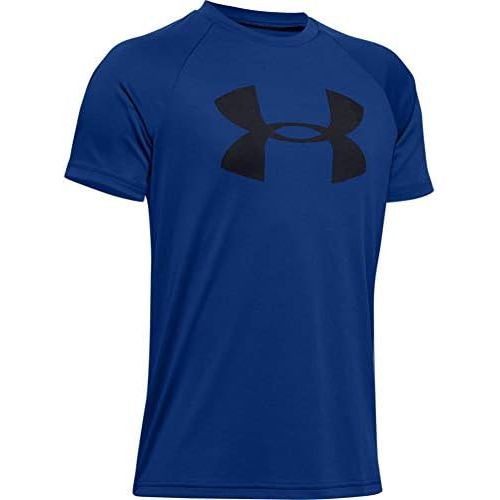 언더아머 Under Armour Boys Tech Big Logo Short Sleeve Gym T-Shirt