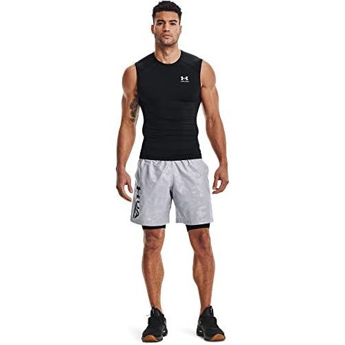 언더아머 Under Armour Mens HeatGear Compression Sleeveless T-Shirt