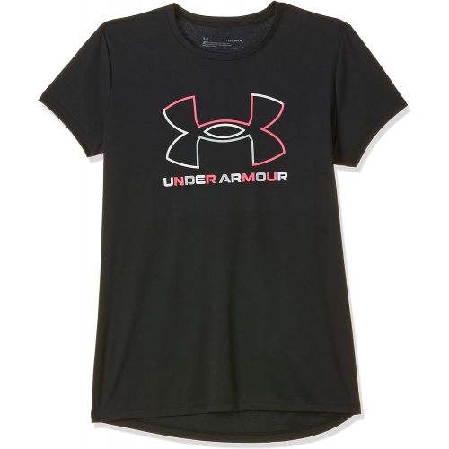 언더아머 Under Armour Girls Tech Big Logo Short Sleeve T-Shirt