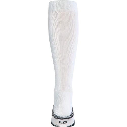 언더아머 Under Armour Adult Team Over-The-Calf Socks, 1-Pair , White/Black , X-Large