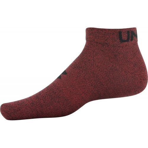 언더아머 Under Armour Mens Essential Lite Low Cut Socks, 6-Pairs