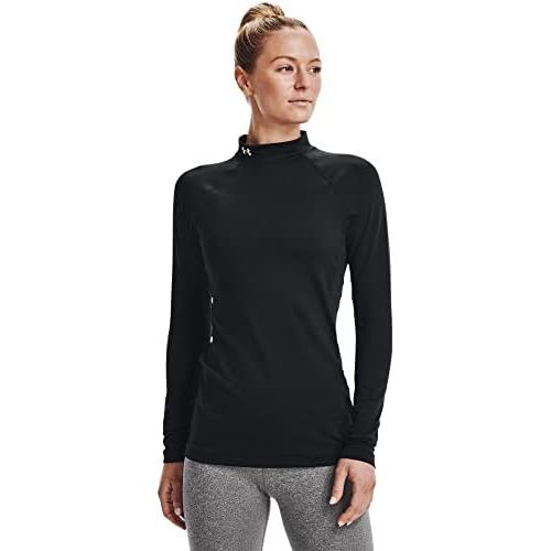 언더아머 Under Armour Womens ColdGear Authentics Mock Neck