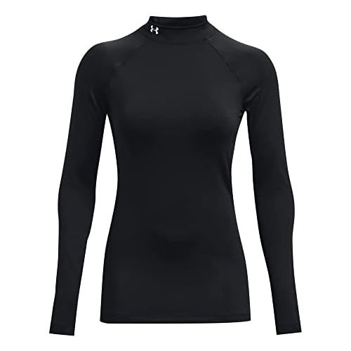 언더아머 Under Armour Womens ColdGear Authentics Mock Neck