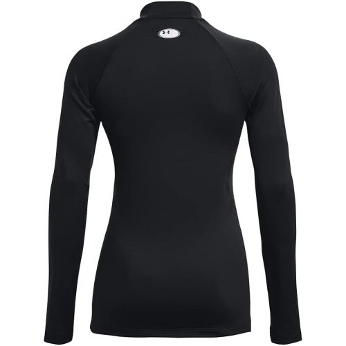 언더아머 Under Armour Womens ColdGear Authentics Mock Neck