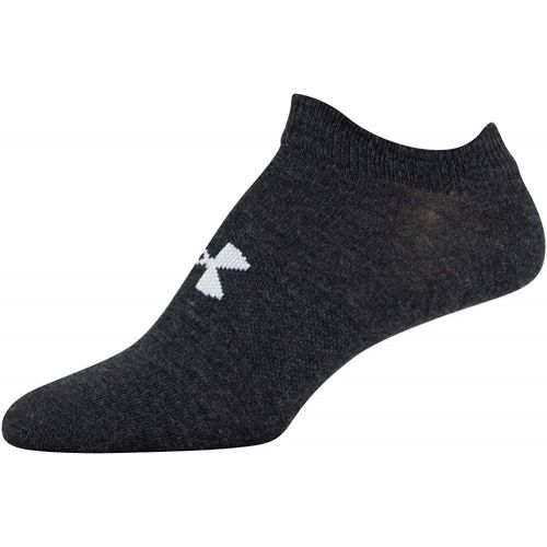 언더아머 Under Armour Womens Essential 2.0 Lightweight No Show Socks, 6-pairs