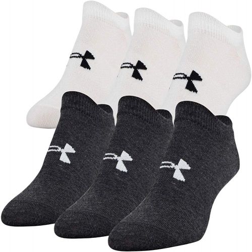 언더아머 Under Armour Womens Essential 2.0 Lightweight No Show Socks, 6-pairs