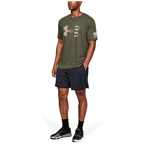 언더아머 Under Armour Mens Freedom Tonal Big Flag Logo T-Shirt