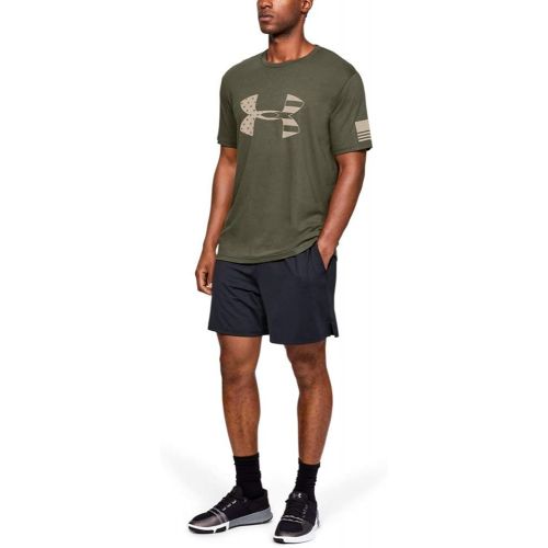 언더아머 Under Armour Mens Freedom Tonal Big Flag Logo T-Shirt