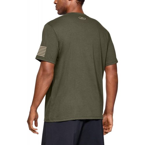 언더아머 Under Armour Mens Freedom Tonal Big Flag Logo T-Shirt