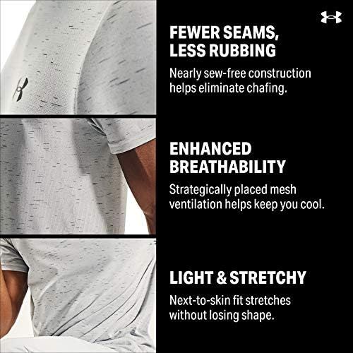 언더아머 Under Armour Mens Seamless Short Sleeve Workout T-Shirt