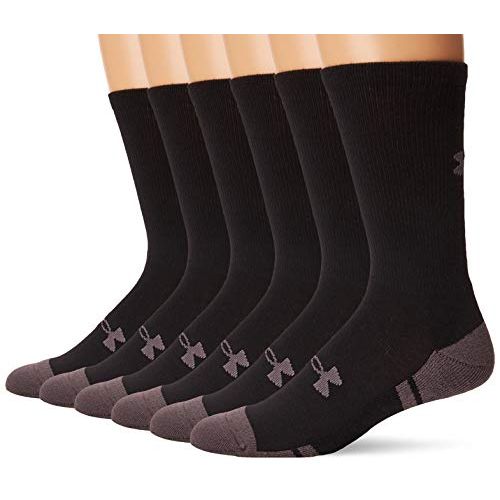 언더아머 Under Armour Adult Resistor 3.0 Crew Socks, Multipairs