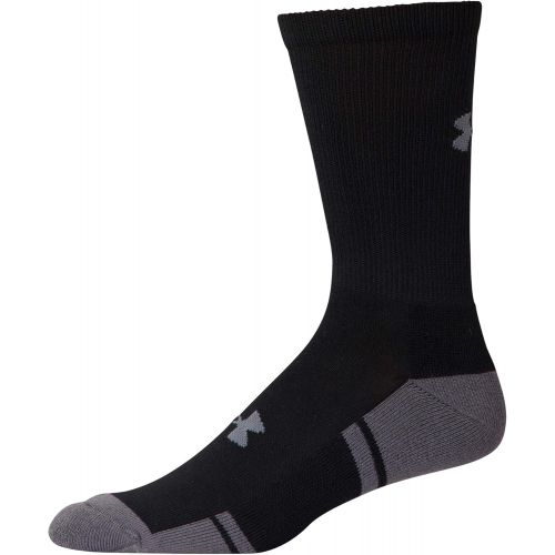 언더아머 Under Armour Adult Resistor 3.0 Crew Socks, Multipairs