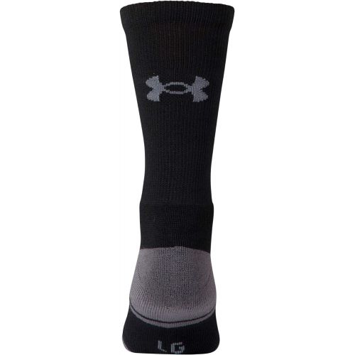 언더아머 Under Armour Adult Resistor 3.0 Crew Socks, Multipairs