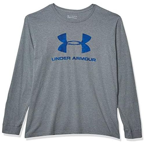 언더아머 Under Armour Mens Sportstyle Fill Logo Long Training Workout T-Shirt