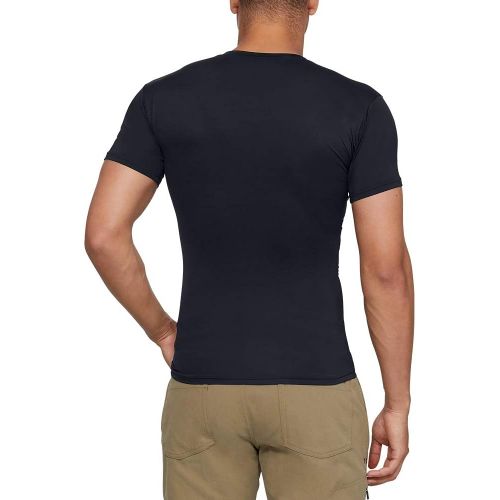 언더아머 Under Armour Mens HeatGear Tactical V-Neck Compression Short Sleeve T-Shirt